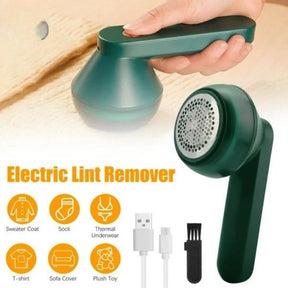 Portable Green Electric Lint Remover - Effortlessly Remove Lints & Fuzz ValueKartPk