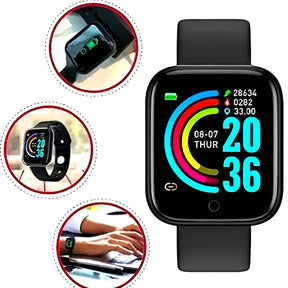 LH 726 - Smart Bluetooth Touch Screen watch for Men & Women - Metal Body (Random color) ValueKartPk