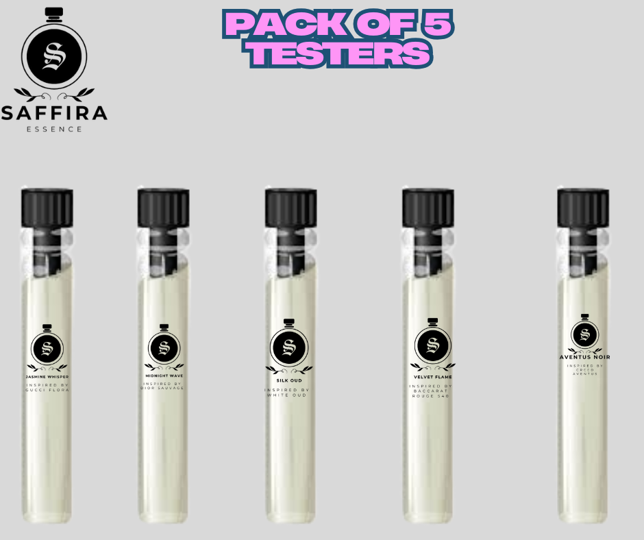 Pack of 5 Testers (3ML) ValueKartPk