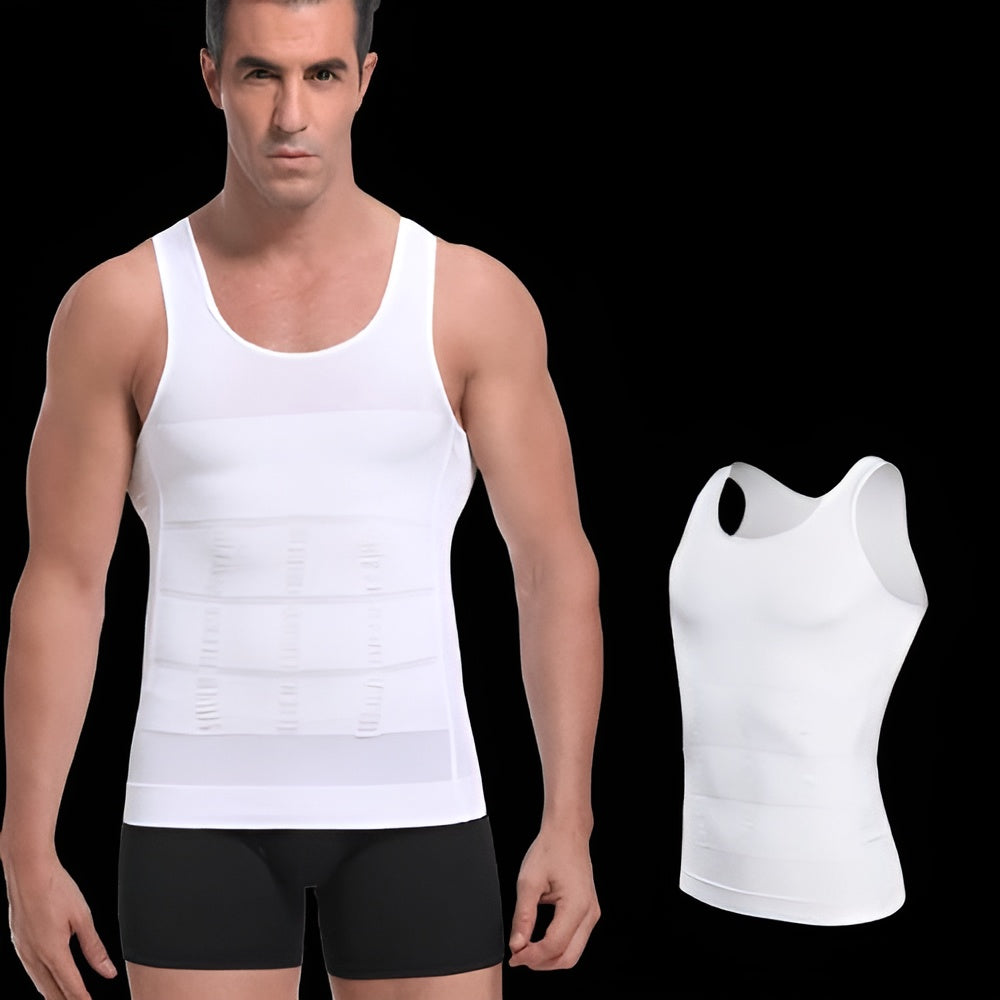 Slim N Fit Body Shaper Vest Shirt – Tank Top Sleeveless Shape wear For Men ValueKartPk