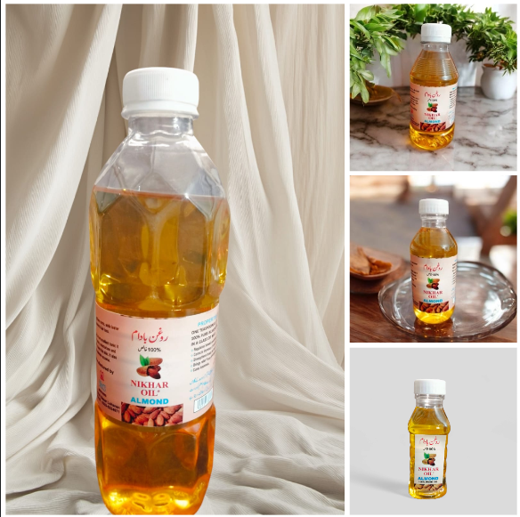 Nikhar Sweet almond oil / good for the skin and hair ValueKartPk