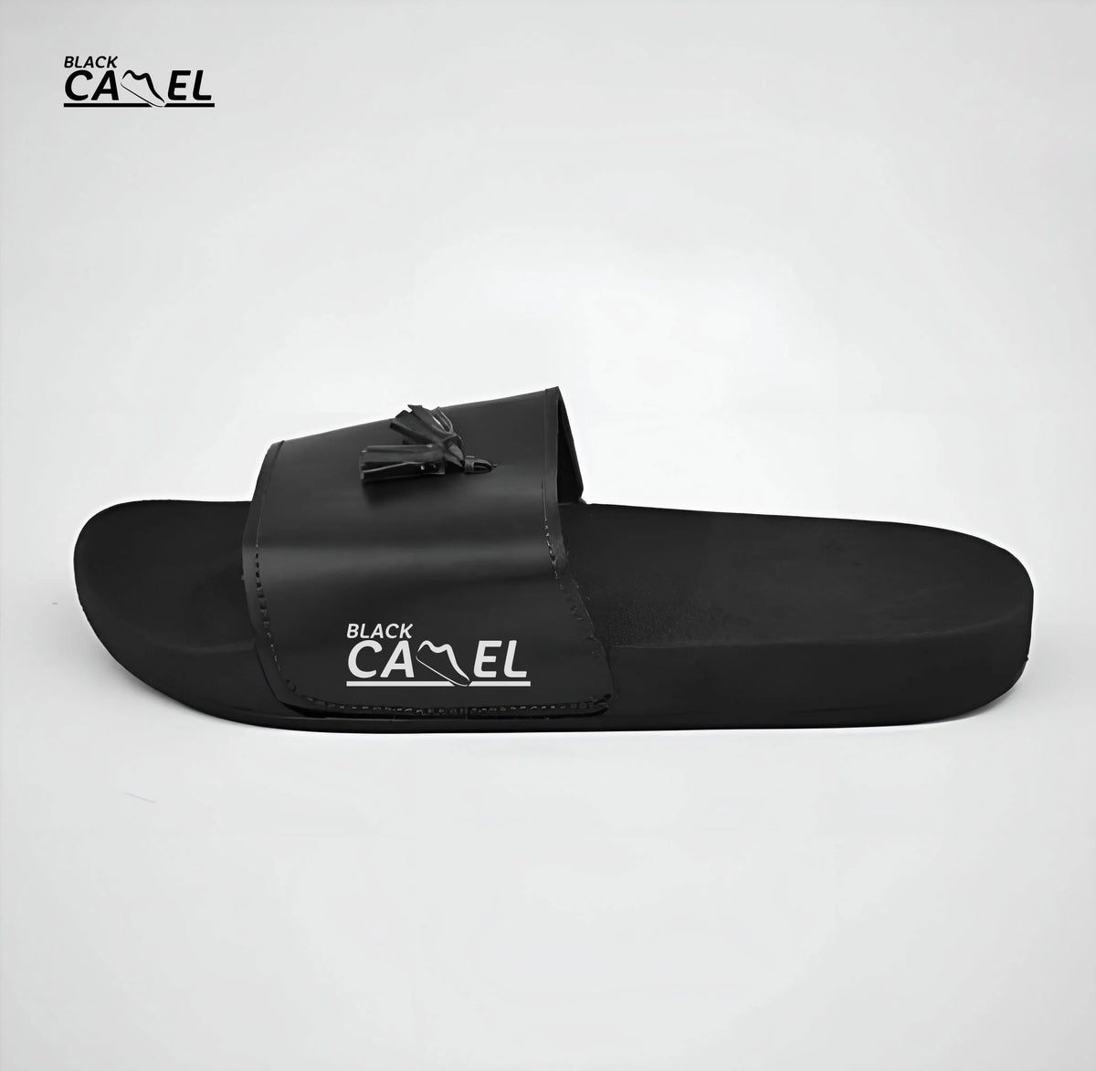 Black Camel Tassel Slide Slipper for men (Tassel-Black/Brown -39-44) ValueKartPk