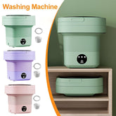 6.5L Portable Foldable Washing Machine Basket Random Color ValueKartPk