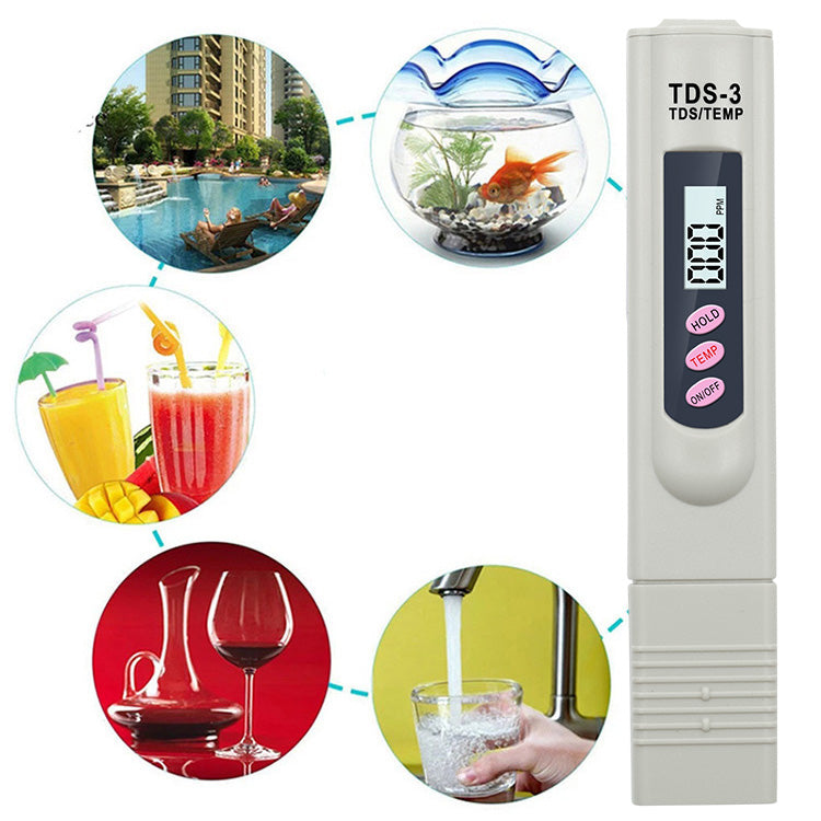 Portable Pen Digital TDS 3  Meter Filter Measuring Water High Quality Purity Tester ValueKartPk