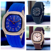 Time worth silicon Gents watch | Analog Quartz Wrist Watch for boys &amp; Mens (Without Box) ValueKartPk