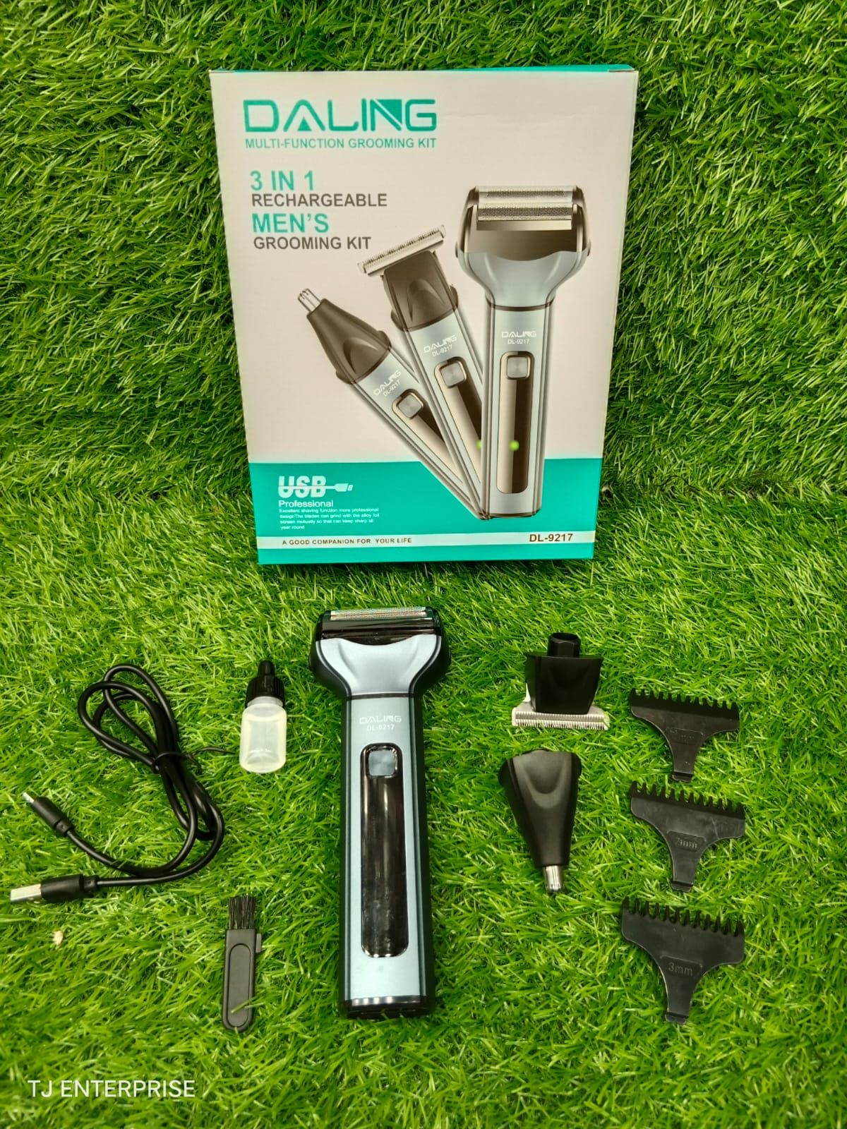 Shaver Daling Professional 3 in 1 German Technology Electric Men‘s Grooming Kit Hair Clipper ValueKartPk