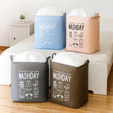 Foldable laundry basket (Random Color) ValueKartPk