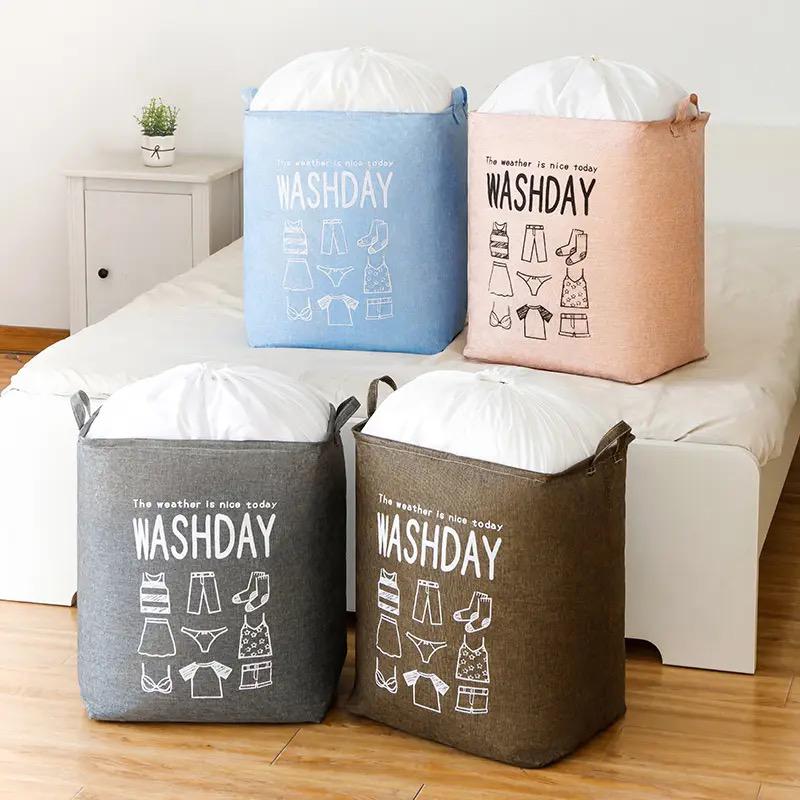 Foldable laundry basket (Random Color) ValueKartPk