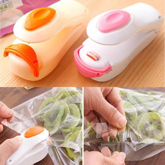 Portable Mini Sealer Household Sealing Machine Heat Sealer Capper for Plastic Bags Package Food Saver Kitchen Gadgets ValueKartPk