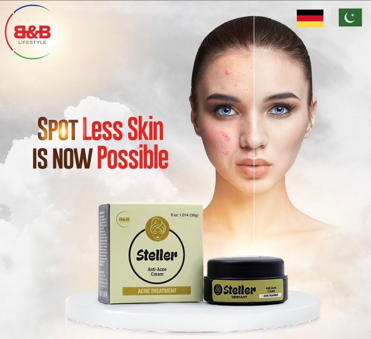 Steller Anti Acne Cream ValueKartPk