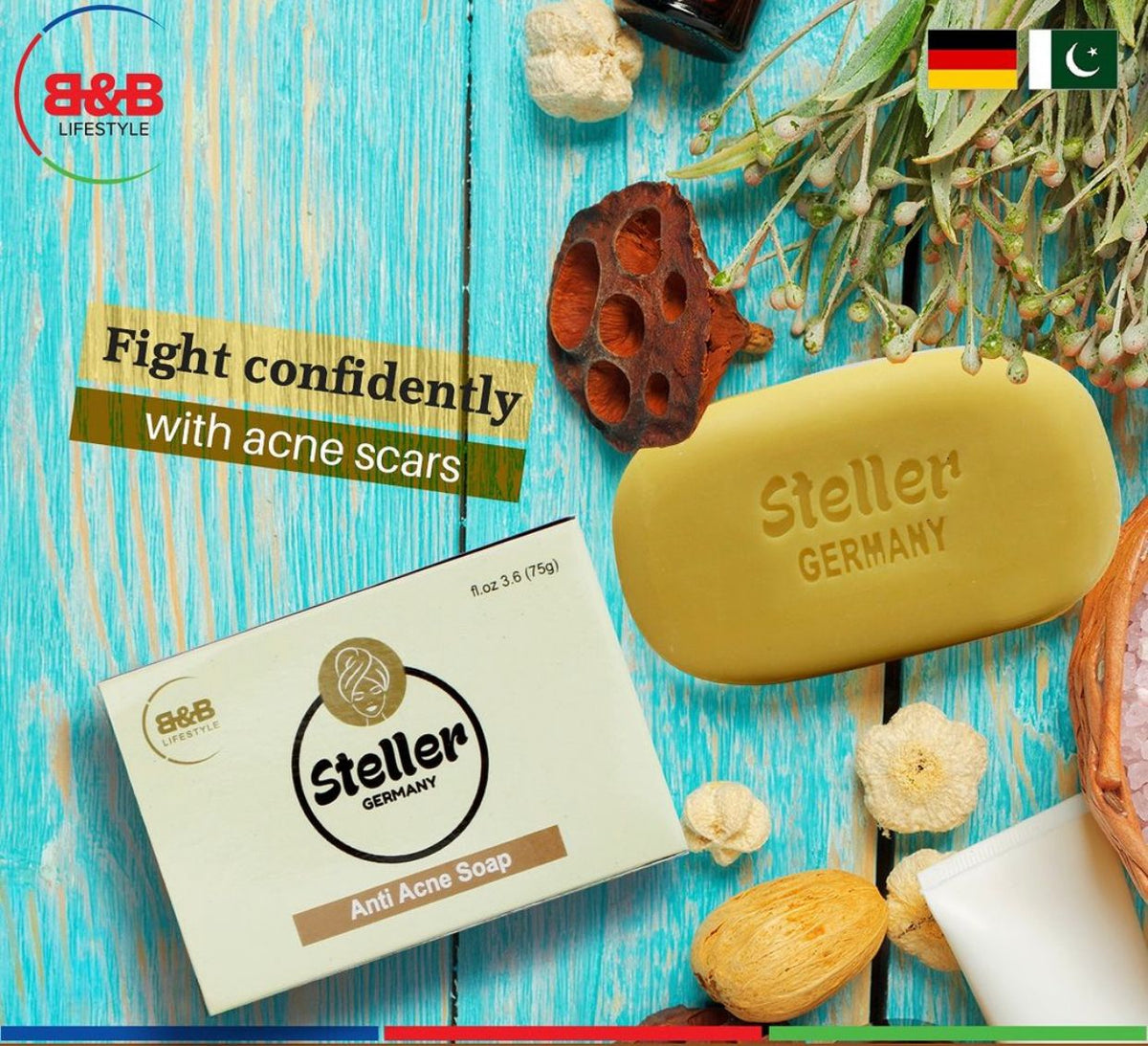 Steller Anti Acne Soap ValueKartPk