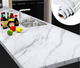 white Marble Sheet Marble Sheet for Kitchen - Anti Oil and Heat Resistant Wallpaper White Marble Sheet ValueKartPk