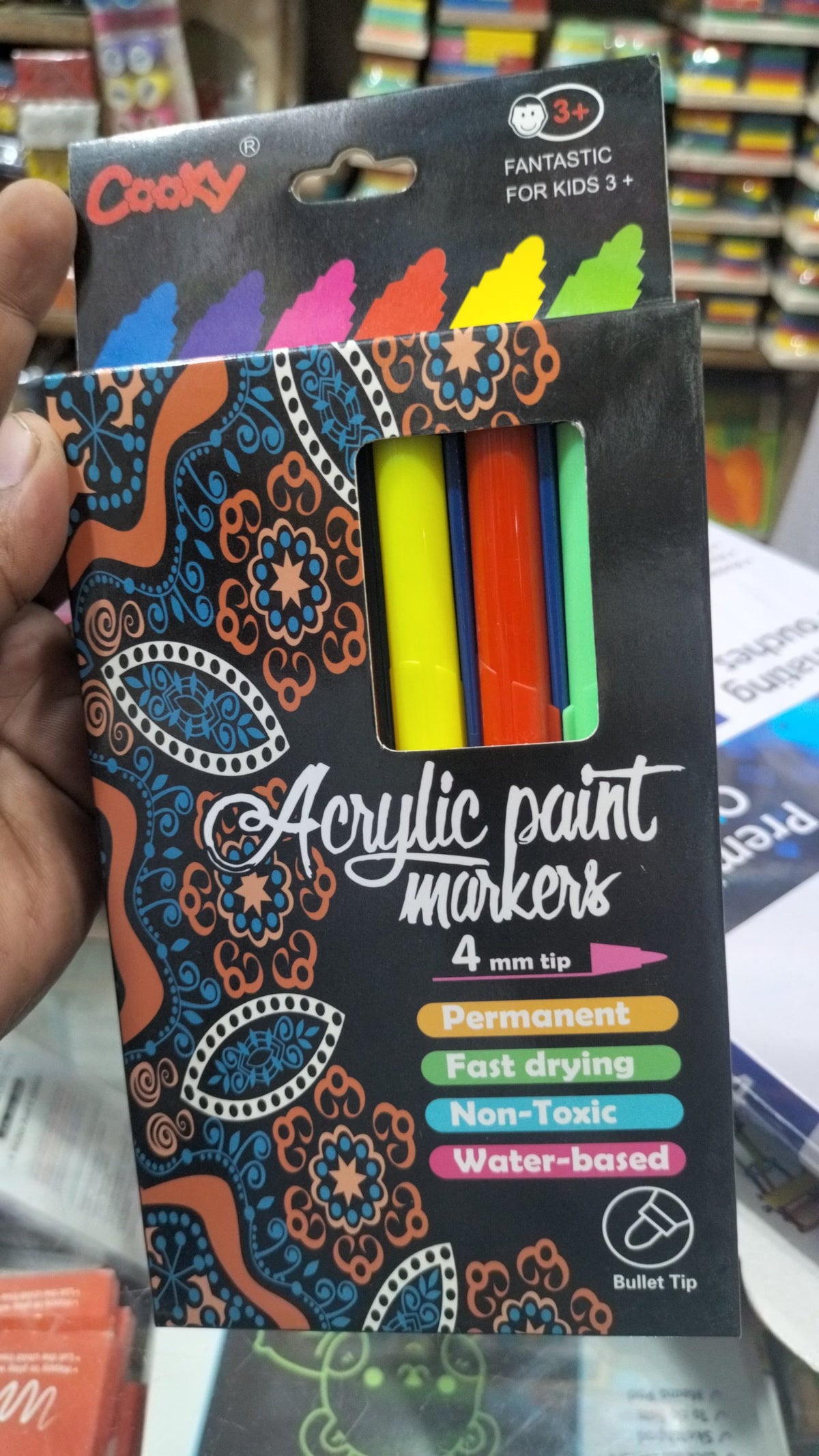 6 pc acrylic marker set ValueKartPk