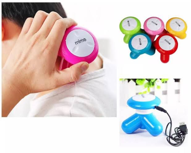 Mini Mimo Massager with Box (Cell Operate and Direct USB Power both options) random color ValueKartPk