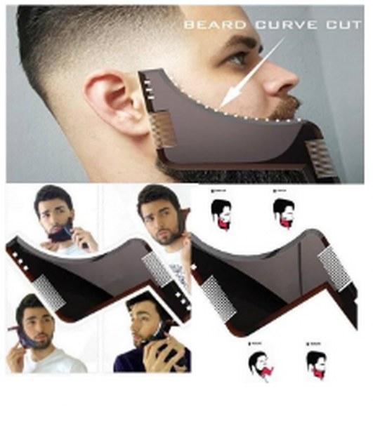 Beard Shaping Tool Template. Beard Shaper Tool Plus Comb ValueKartPk