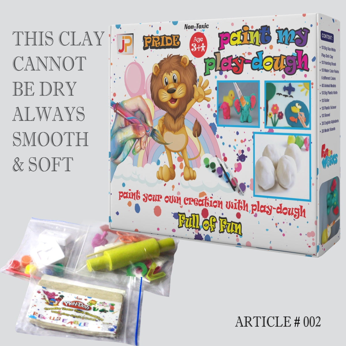 Jungle Play dough Clay Box ValueKartPk