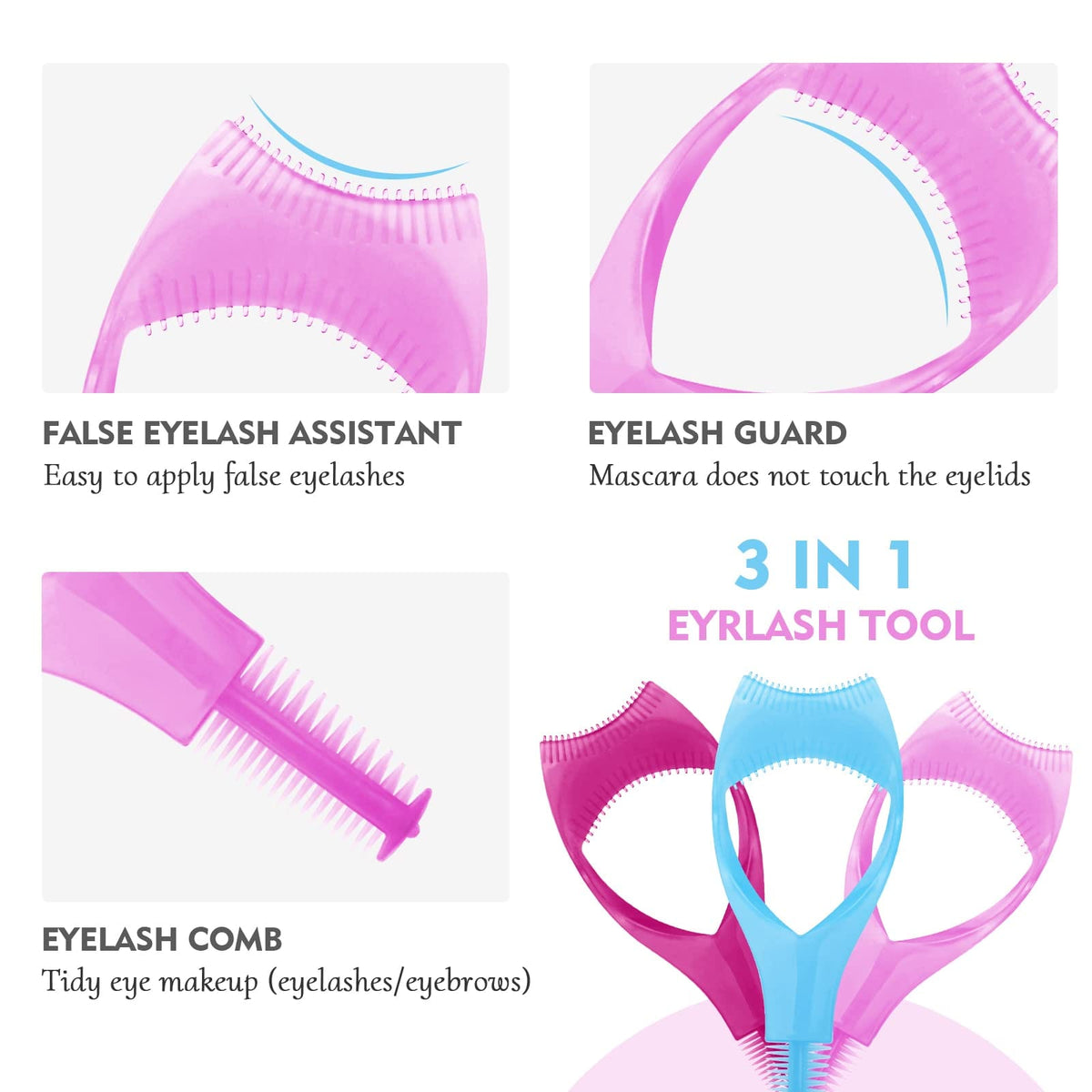 3 in 1 Eyelash curler for Womens ValueKartPk