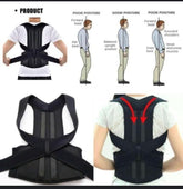 Back Posturm Spine Support Belt Adjustable Adult Corset Posture Correction Belt Body  Health Care. (Made in China) ValueKartPk