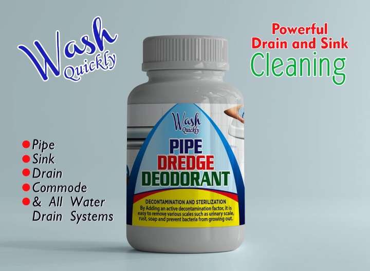 Pipe Dredge Deodorant - Quick Wash Sink and Drain Cleaner (100g) ValueKartPk