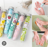 100 PC's tube disposable Paper Soap  Disposable Paper Soap  With Bottle  Multi-color ValueKartPk