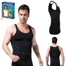 Slim n Fit Body Shaper Vest Shirt - Tank Top Sleeveless Shapewear For Men ValueKartPk