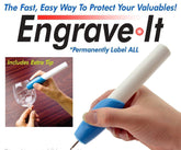 Engrave It - Carving Pen Engraver Machine for Glass, Plastic, Iron, and Steel ValueKartPk