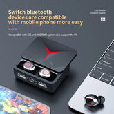 M90 pro enc  Bluetooth Headphones Touch Control Earphones LED Display Headset High Quality Wireless Earbuds ValueKartPk