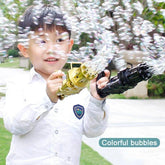 Kids Gatling Bubble Gun Toys Summer Automatic Soap Water Gatling Bubble Machine Children Indoor Outdoor Toy Blower Bubble (random color) ValueKartPk