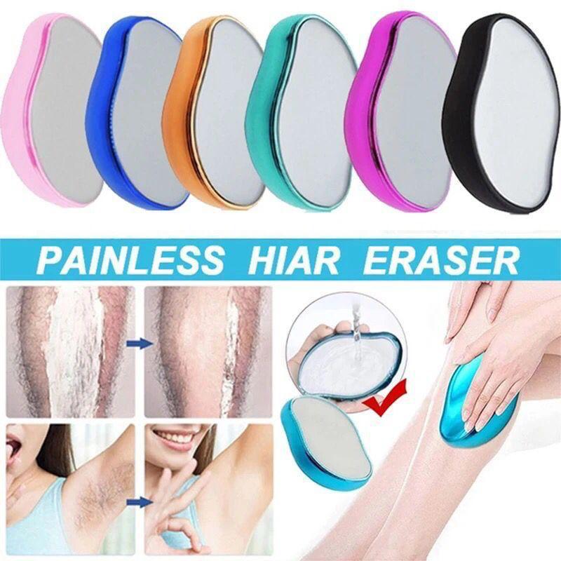 Bleame Crystal Hair Eraser – Painless Exfoliation Hair Removal Tool For Arms Legs Back   China (random Color) ValueKartPk