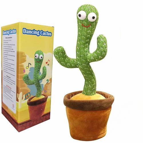 Dancing, Talking Cactus | Tree Cactus Plush toy for children, kids or toddlers - with box ValueKartPk