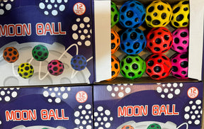 High Bounce Moon Anti Stress Ball | Ball Bouncing Ball for Children (Random Colors) ValueKartPk