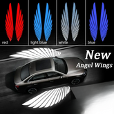 Angel Wing Light Dynamic Projection Lamp Universal Car Rear View Mirror Side Mirror  (2 Pcs) ValueKartPk