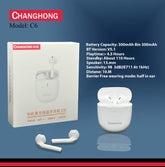 Changhong c6 🔥Bluetooth 5.1, HD Sound Quality Wireless Airbuds ValueKartPk