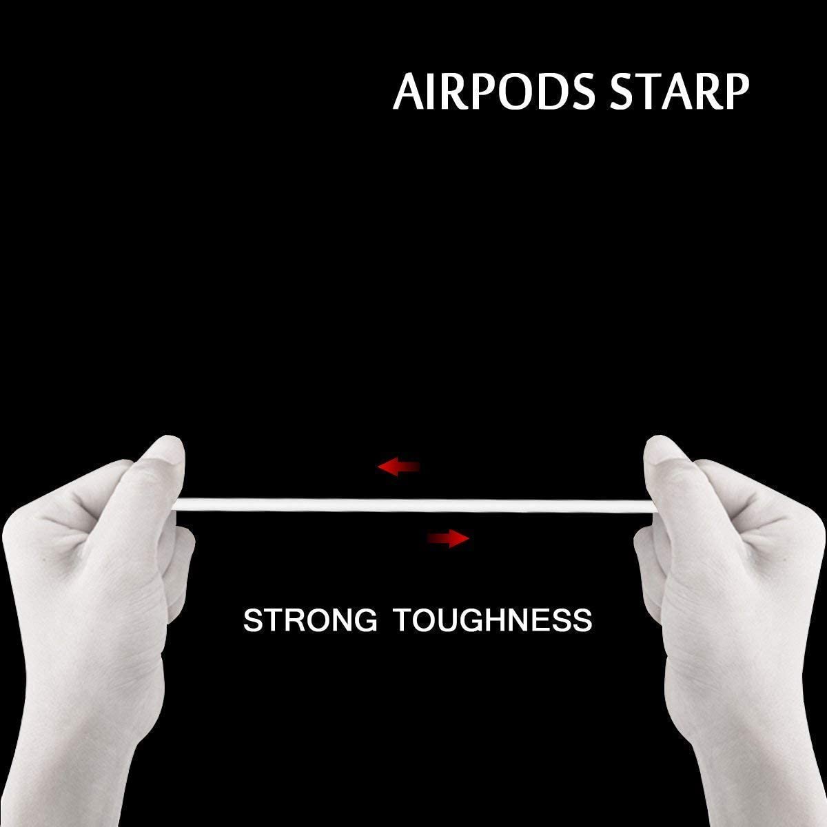 Anti Lost Silicone Earphone Rope Holder Cable For AirPods Strap Wireless Bluetooth Headphone Neck Strap Cord String 55CM ValueKartPk