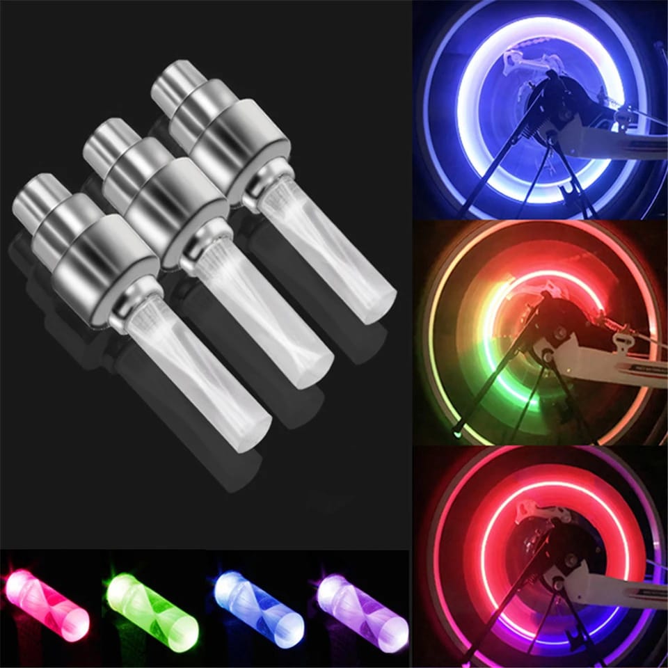 wheel light multicolor for car/bike/bicycle with bettery cells ValueKartPk