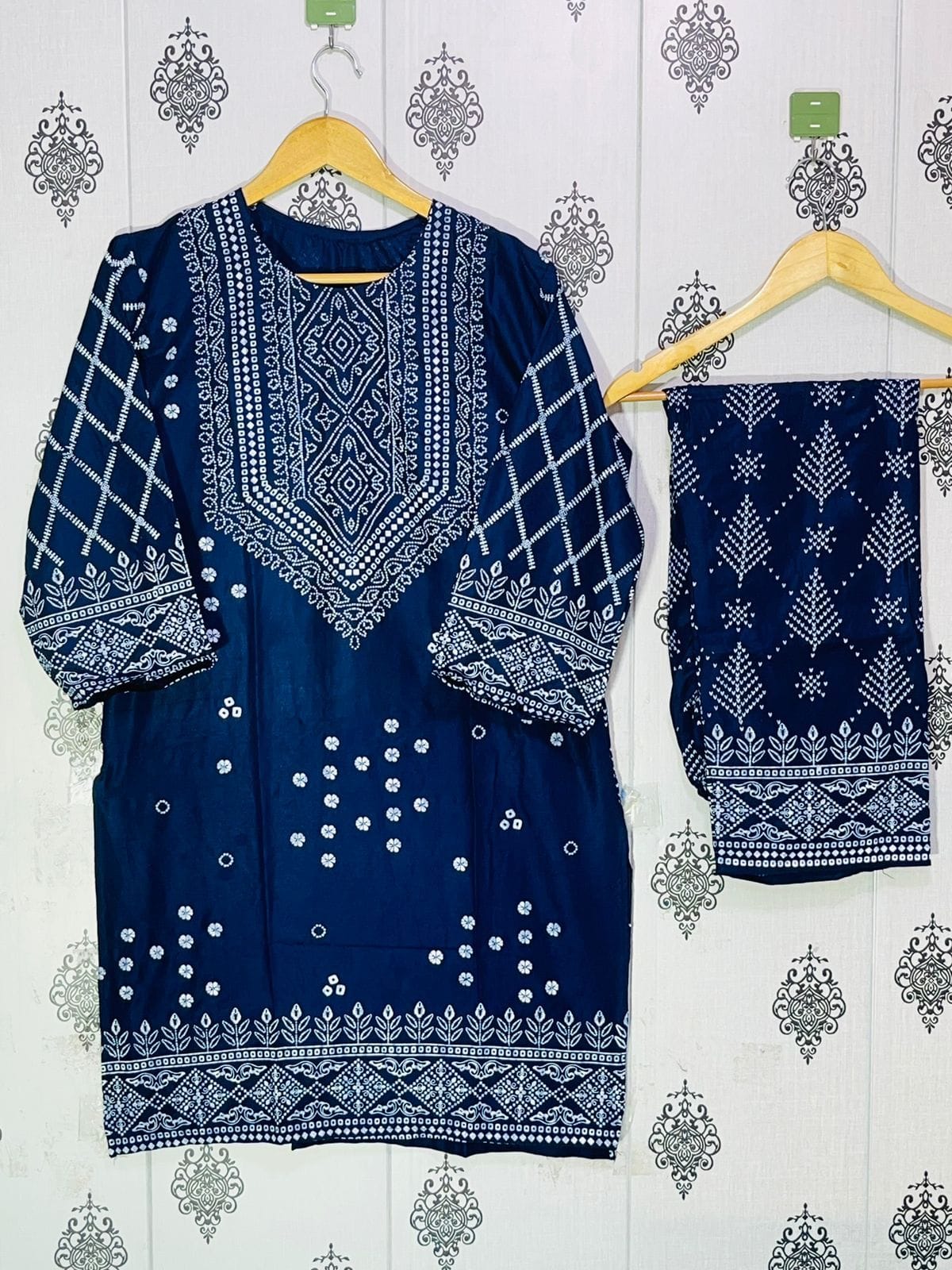 Summer Collection Linen Printed 2pc Dress Ready To Wear For Women ValueKartPk