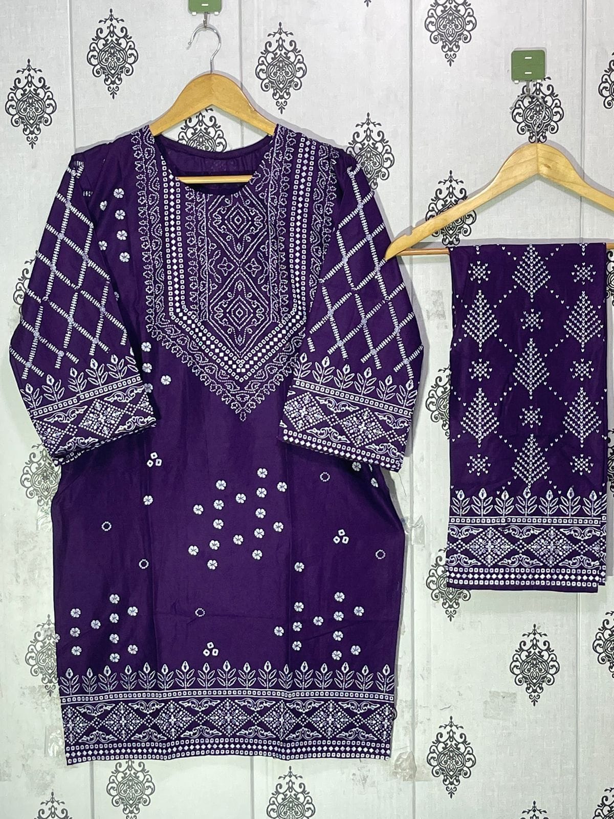 Summer Collection Linen Printed 2pc Dress Ready To Wear For Women ValueKartPk