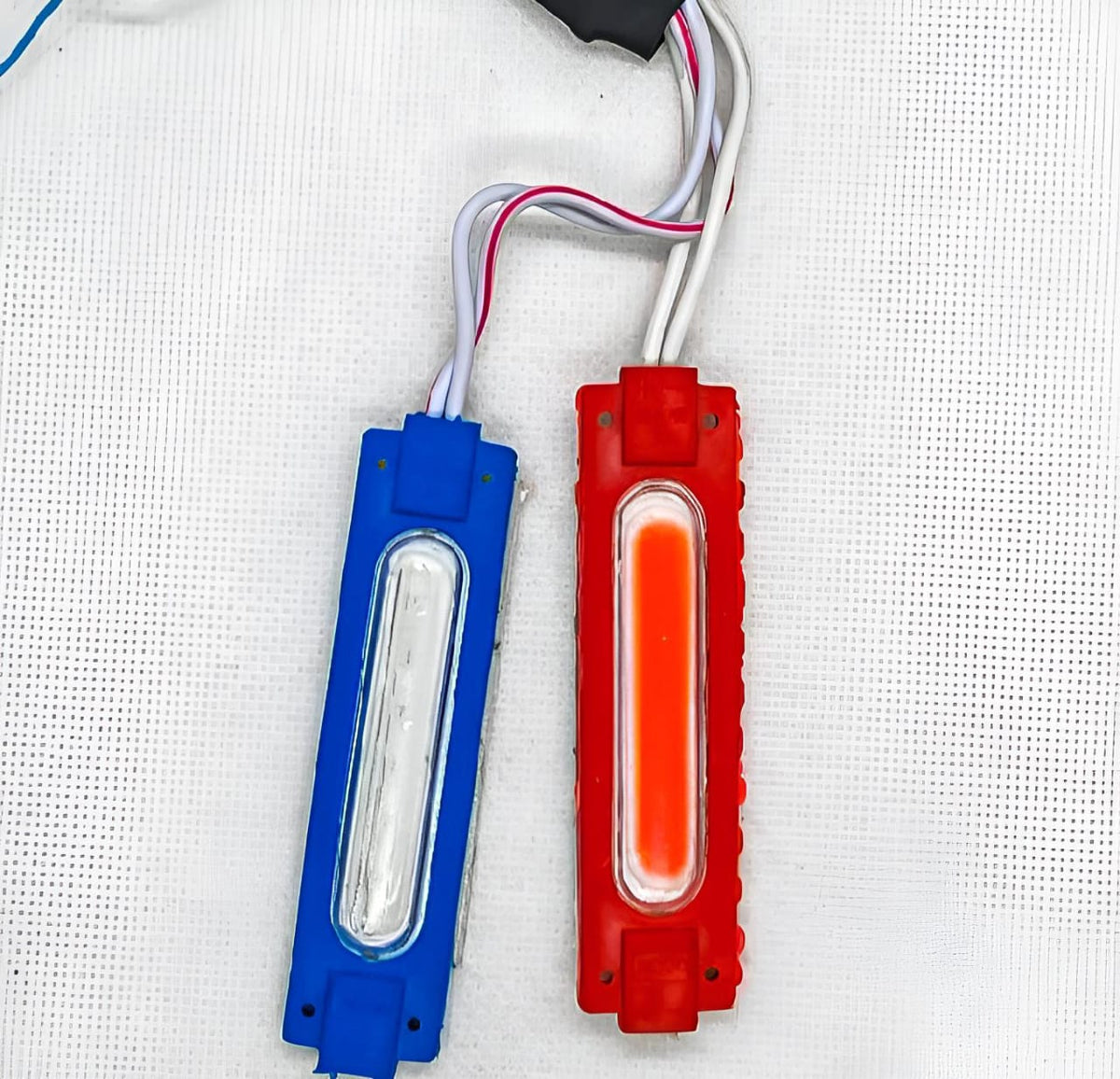 High Quality Red and Blue Flasher Light Waterproof 12V LED Light For Bike and Cars ValueKartPk