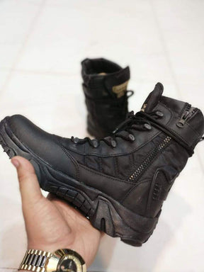 Men's Comfortable Boots, Black Delta ValueKartPk