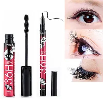 (2 in 1) 36H Eyeliner &amp; Mascara Deal ValueKartPk