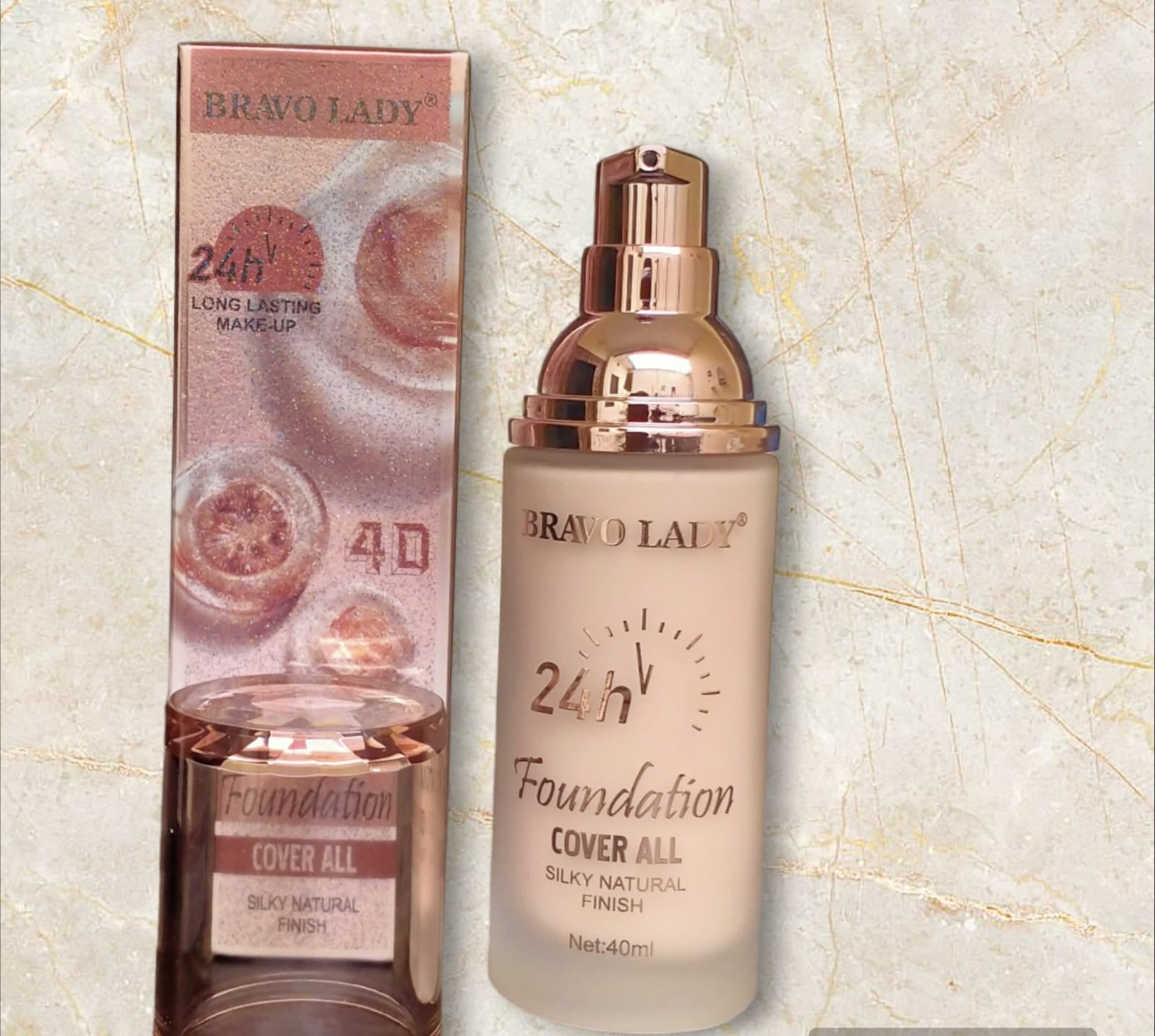 Bravo Lady Foundation Long Lasting & Waterproof ValueKartPk