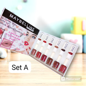 MAYBELLINE NEW YORK  Pair of  6 Matching Lipstick &amp; Nail Polish Box ValueKartPk