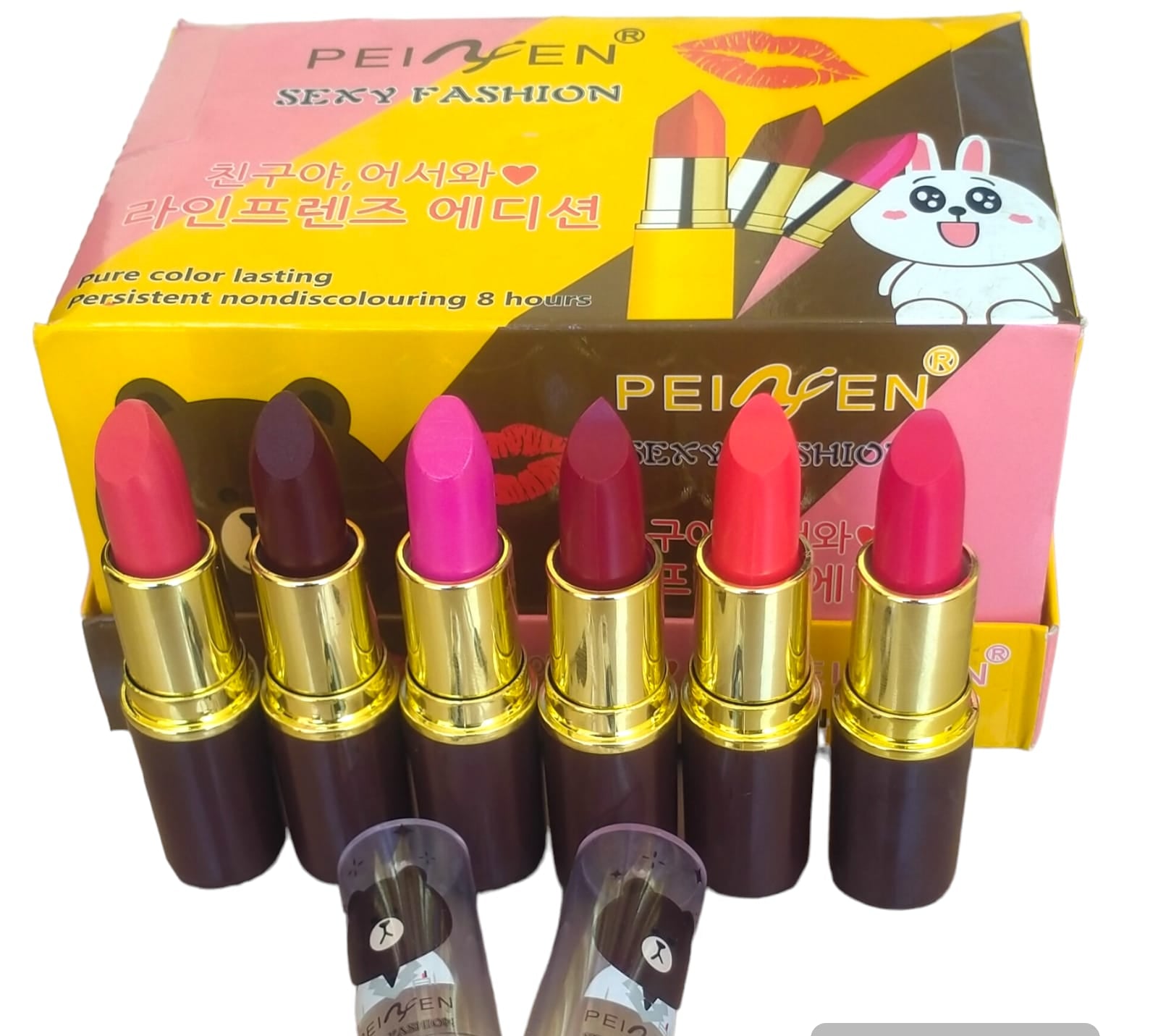 PEINYEN  Pack of 6 Lipstick ValueKartPk