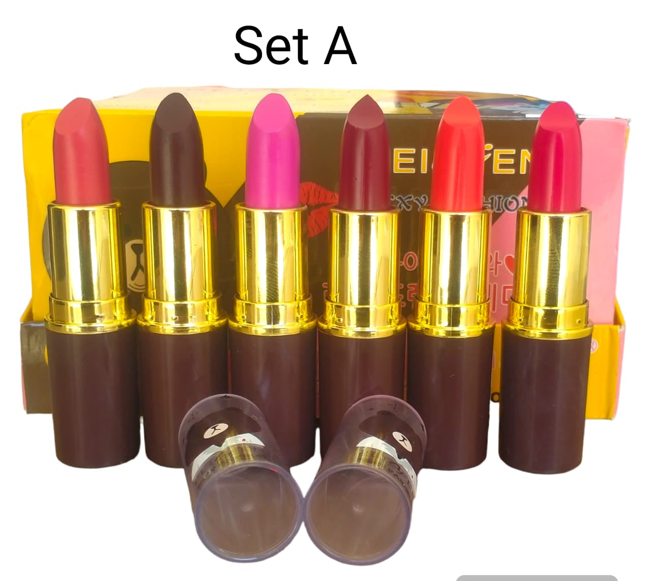 PEINYEN  Pack of 6 Lipstick ValueKartPk