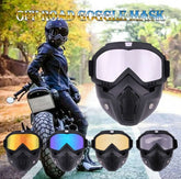 Motorcycle Protective Goggles Bike Face Mask, OFF Road Goggle Mask (random color) ValueKartPk