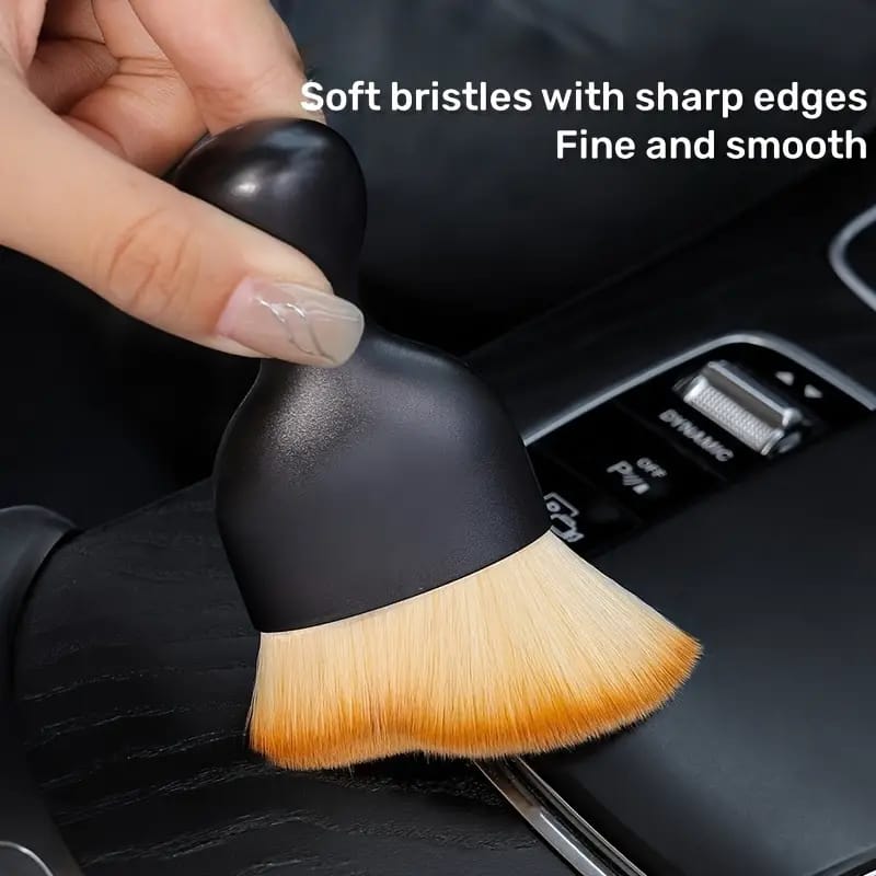 Car interior Cleaning &amp; Multifunctional Brush premium Quality ,Car Cleaning Brush | Soft Hair Brush For cleaning of Small and Tiny Places ValueKartPk