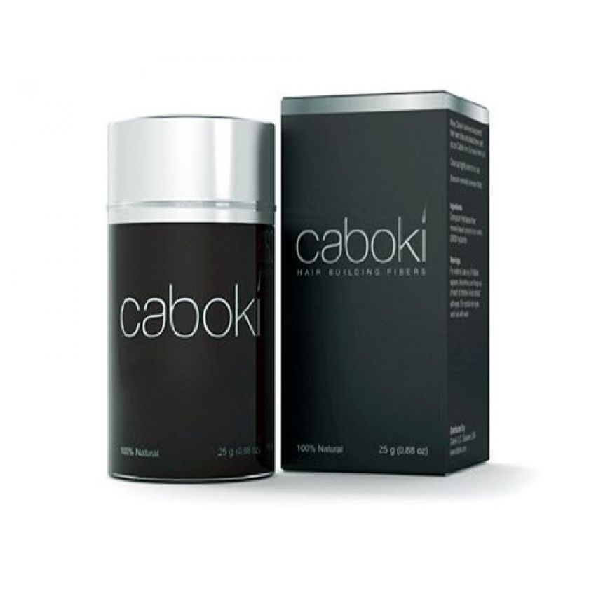 Caboki Hair Building Fibers  25g | Black | Dark Brown Hair building fibers  adds volume to thin hair ValueKartPk