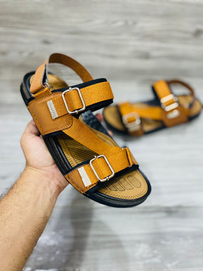 (yellow) Cross-Cross Sandle  For Men ValueKartPk