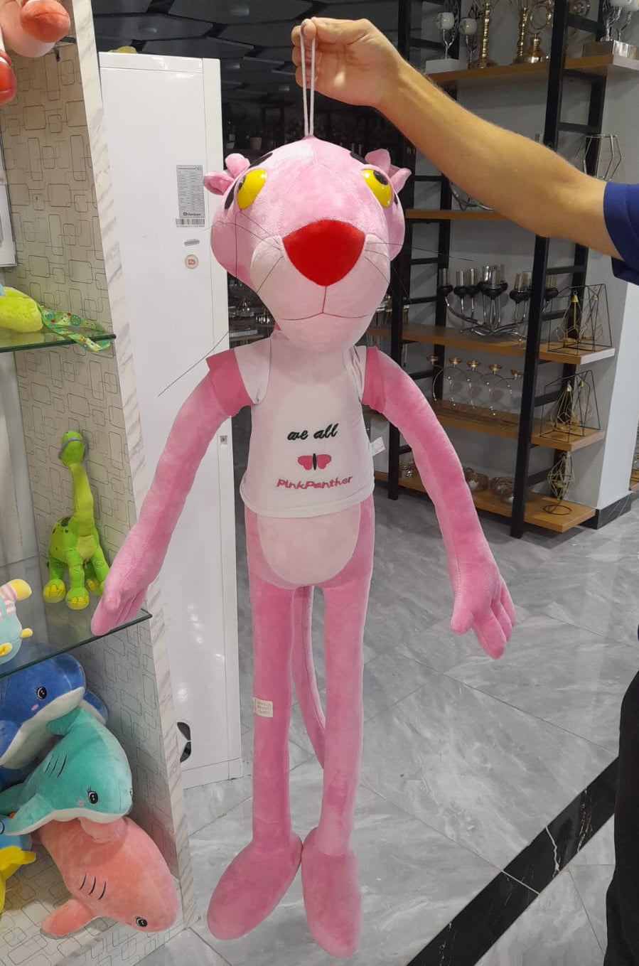 ( 100 / 130 cm ) - Pink Panther Stuff Toy for Kids ValueKartPk