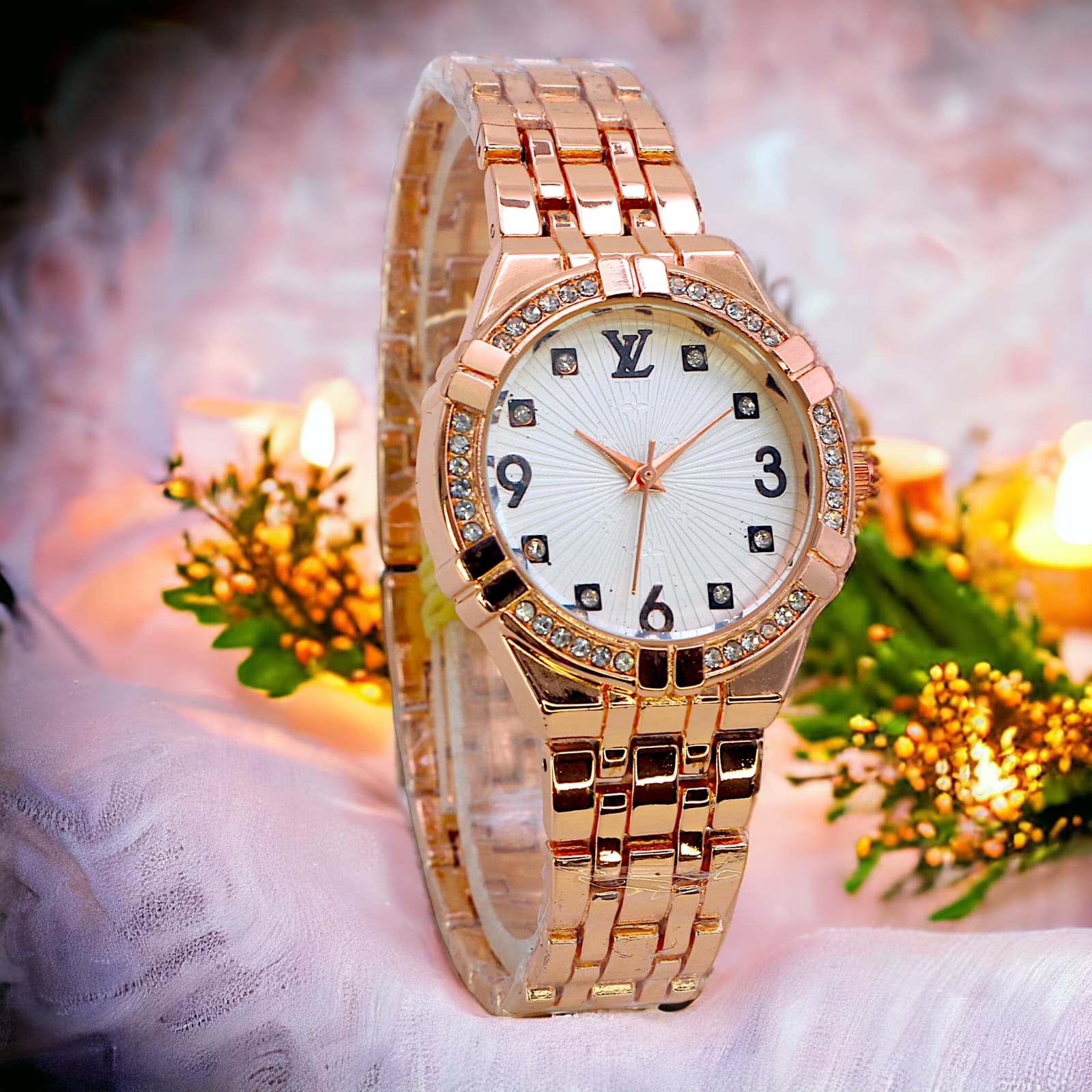 (without box) Elegant &amp; Premium Women's  Quartz Wristwatch ValueKartPk